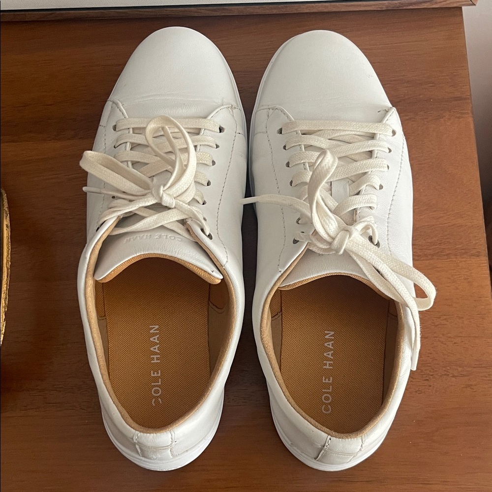 Cole Haan Classic White Leather Sneakers